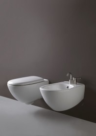 Унитаз подвесной безободковый  Flaminia Spin goclean white 5085G