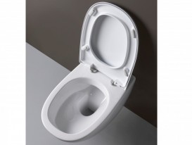 Унитаз подвесной безободковый  Flaminia Spin goclean white 5085G