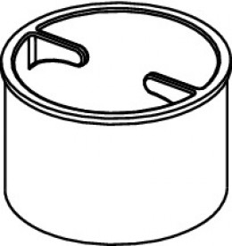 Погружная трубка гидрозатвора для сифона 65004 TECE TECEdrainline суперплоская 668025