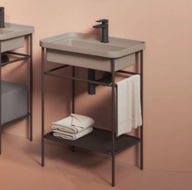 Полка для консоли ArtCeram Fuori Scala металл коричневый TFA007 56