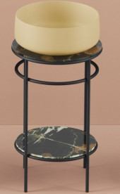 Полка для консоли ArtCeram Vogue керамика black/gold TFA012 91