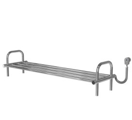 Полка для обуви электрическая Deffi 250x1050 правое подключение хром C.PV.25.105.E.C.R.5