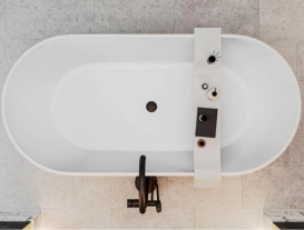 Полочка для душа Miraggio Verona 90х15 см Mirasoft белый матовый 0002779