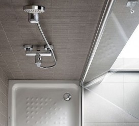 Полочка для душевого смесителя Roca Atlas пластик серый A5B4961TP0