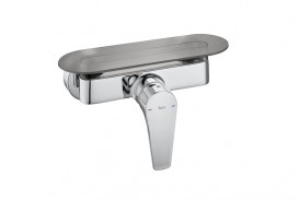 Полочка для душевого смесителя Roca Atlas пластик серый A5B4961TP0