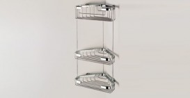 Полочка для ванной Sonia Contract-Hospitality угловая хром 055012