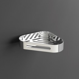 Полочка для душевой кабины Sonia S5 угловая нержавеющая сталь хром 141517