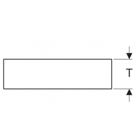 Полочка для ванной Geberit iCon 37 см ДСП белый/высокоглянцевое покрытие 840337000