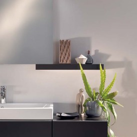 Полочка для ванной Geberit iCon 60 см ДСП лава/матовое покрытие 841961000