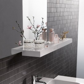 Полочка для ванной Geberit iCon 90 см ДСП белый/высокоглянцевое покрытие 840990000