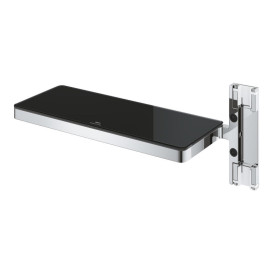 Полочка для ванной Grohe Rainshower Aqua металл/стекло черный/хром 101677KI00