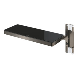 Полочка для ванной Grohe Rainshower Aqua металл/стекло графит темный матовый 101677AL00