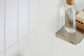 Полиця для ванної Hansgrohe Axor Universal Circular 400 мм метал матовий нікель 42844820