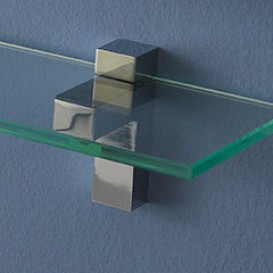 Полочка для ванной Kolpa-san 60х12 см прозрачное стекло 529160