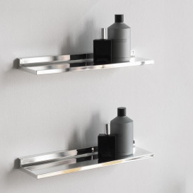 Полочка для ванной Laufen Kartell Shellfish 45 см пластик серебро H3853300860001