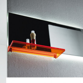 Полочка для ванной Laufen Kartell Shellfish 45 см пластик оранжевый H3853300820001