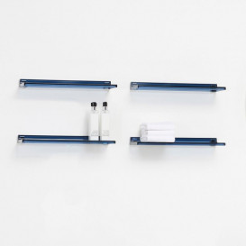 Полочка для ванной Laufen Kartell Shellfish 45 см пластик синий H3853300830001