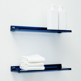 Полочка для ванной Laufen Kartell Shellfish 45 см пластик синий H3853300830001