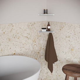 Полочка для ванной Ravak Slim C алюминий/латунь черный/хром X07P576