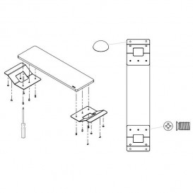 Полочка для ванной Riho бамбуковая 561601201