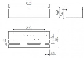 Полочка для ванной Sonia Quick алюминий белый 185092