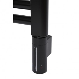 Полотенцесушитель електричний Zehnder Subway Inox з теном hots прихованого монтажу чорний матовий SUBI-100-045-9005-HOTS-HI