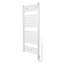 Полотенцесушитель электрический Zehnder Virando с тэном HOTS с проводом белый AB-120-050-9016-HOTS-SC