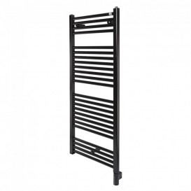 Полотенцесушитель електричний Zehnder Virando з теном HOTS прихованого монтажу чорний матовий AB-120-050-9017-HOTS-HID