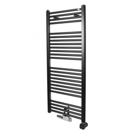 Полотенцесушитель комбинированный Zehnder Virando с тэном NEX скрытого монтажа черный матовый AB-120-050-9017-NEX-MB