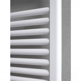 Полотенцесушитель водяной Caleido Ulisse для закрытых систем отопления 450x766 нержавеющая сталь белый 450725 RAL9010