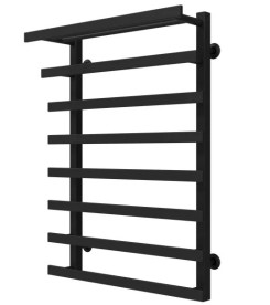 Полотенцесушитель водяной Deffi Agata П8 500x800 боковое правое подключение черный A.AG.80.50.8.B.C