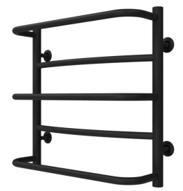 Полотенцесушитель водяной Deffi Аквамикс П5 400х500 нижнее подключение черный C.AM.50.40.5.B.A