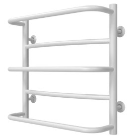 Сушка для рушників водяна Deffi Аквамікс П5 400х500 бічне ліве підключення білий C.AM.50.40.5.W.B