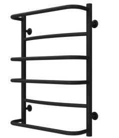Полотенцесушитель водяной Deffi Аквамикс П6 400х700 нижнее подключение черный C.AM.70.40.6.B.A