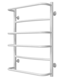 Сушка для рушників водяна Deffi Аквамікс П6 400х700 бічне ліве підключення білий C.AM.70.40.6.W.B