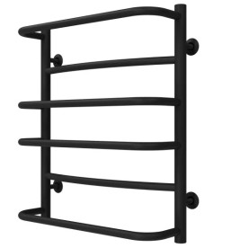 Полотенцесушитель водяной Deffi Аквамикс П6 500х600 боковое правое подключение черный C.AM.60.50.6.B.C