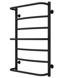 Сушка для рушників водяна Deffi Аквамікс П7 500х800 бічне ліве підключення чорний C.AM.80.50.7.B.B