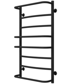 Сушка для рушників водяна Deffi Аквамікс П8 500х900 бічне ліве підключення чорний C.AM.90.50.8.B.B