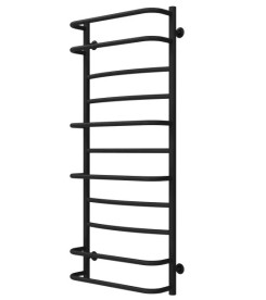 Полотенцесушитель водяной Deffi Аквамикс П11 500х1200 боковое правое подключение черный C.AM.120.50.11.B.C