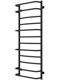 Полотенцесушитель водяной Deffi Аквамикс П12 500х1300 боковое левое подключение черный C.AM.130.50.12.B.B