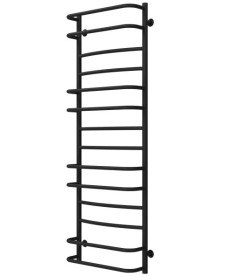 Полотенцесушитель водяной Deffi Аквамикс П14 500х1500 боковое правое подключение черный C.AM.150.50.14.B.C