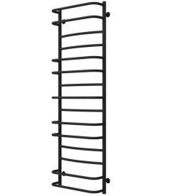 Полотенцесушитель водяной Deffi Аквамикс П15 500х1600 боковое правое подключение черный C.AM.160.50.15.B.C