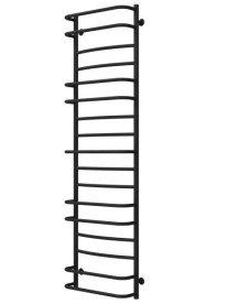 Сушка для рушників водяна Deffi Аквамікс П17 500х1800 бічне праве підключення чорний C.AM.180.50.17.B.C