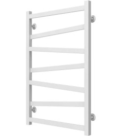 Полотенцесушитель водяной Deffi Alpha П7 500х800 боковое правое подключение белый A.AL.80.50.7.W.C