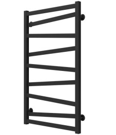 Сушка для рушників водяна Deffi Alpha П9 500х900 бічне праве підключення чорний A.AL.90.50.9.B.C