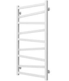 Сушка для рушників водяна Deffi Alpha П9 500х1000 нижнє підключення білий A.AL.100.50.9.W.A
