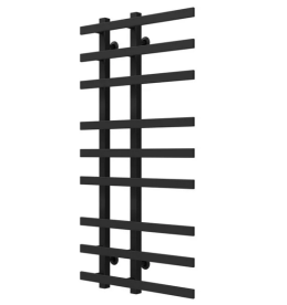 Сушка для рушників водяна Deffi Atena П9 150х1000 нижнє підключення чорний A.AT.100.15.9.B.A