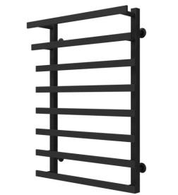 Полотенцесушитель водяной Deffi Breeze П8 400x800 нижнее подключение черный A.BZ.80.40.8.B.A