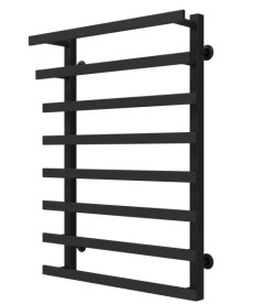 Полотенцесушитель водяной Deffi Breeze П8 400x800 боковое правое подключение черный A.BZ.80.40.8.B.C
