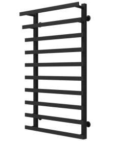 Полотенцесушитель водяной Deffi Breeze П10 400x1000 боковое правое подключение черный A.BZ.100.40.10.B.C